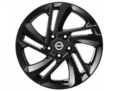 Nissan Qashqai (2014 -2017) 17" Black Z11 Alloy Wheel - Snowflake KE4094E200BZ