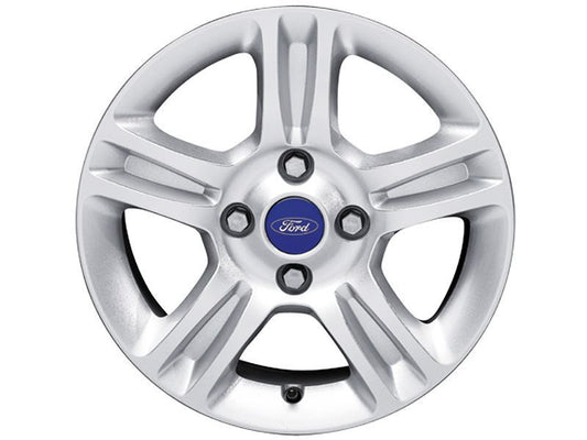 Genuine Single Ford Fiesta 15" Alloy Wheel  - 5 x 2 Spoke Design (1495697)