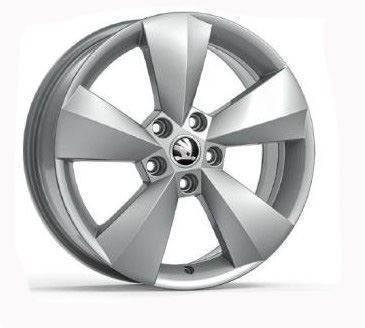 Genuine Skoda Kodiaq 2017> 17" Nanuq alloy wheel - Silver - 5650714978Z8