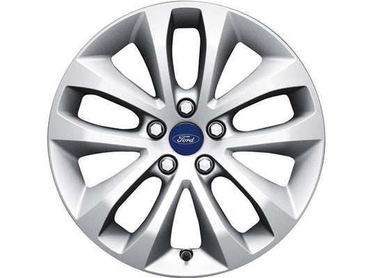 Genuine Ford Kuga Single 17" Silver Alloy Wheel -  5 x 2 Spoke Design (1504207) 2008 - 2012