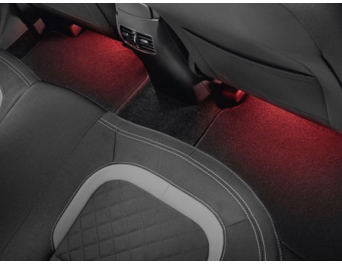 Genuine Kia Picanto 2017 > Red Rear Footwell Illumination Kit 66650ADE30