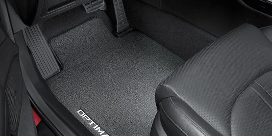 Genuine Kia Optima Estate 2016> Carpet Mats - Tailored D4143ADE60 RHD Only