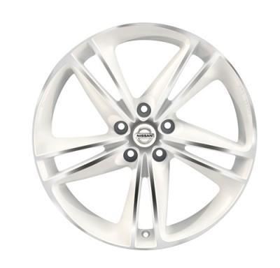 Genuine Nissan Qashqai 2017> 19" Diamond Cut Alloy Wheel-KE4094C400WP